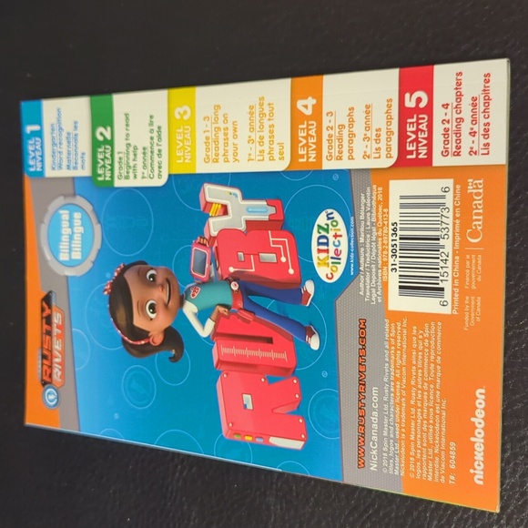 🍓 4/$20 Rusty Rivets First Reader Level 2 book with stickers - Picture 5 of 9